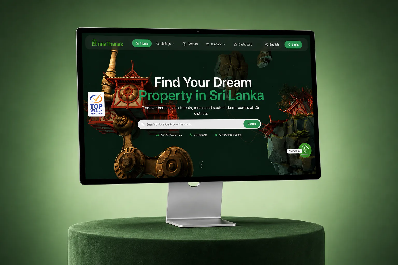 InnaThanak.lk- AI-Powered Property Platform for Sri Lanka
